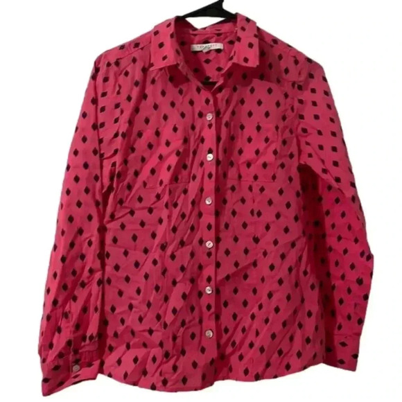 Foxcroft Fitted Top Size 6P  - Picture 1 of 7